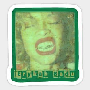 Vintage erykah badu Sticker